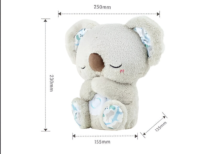 Anxiety Relief Koala Plush Toy with Music, Lights and...