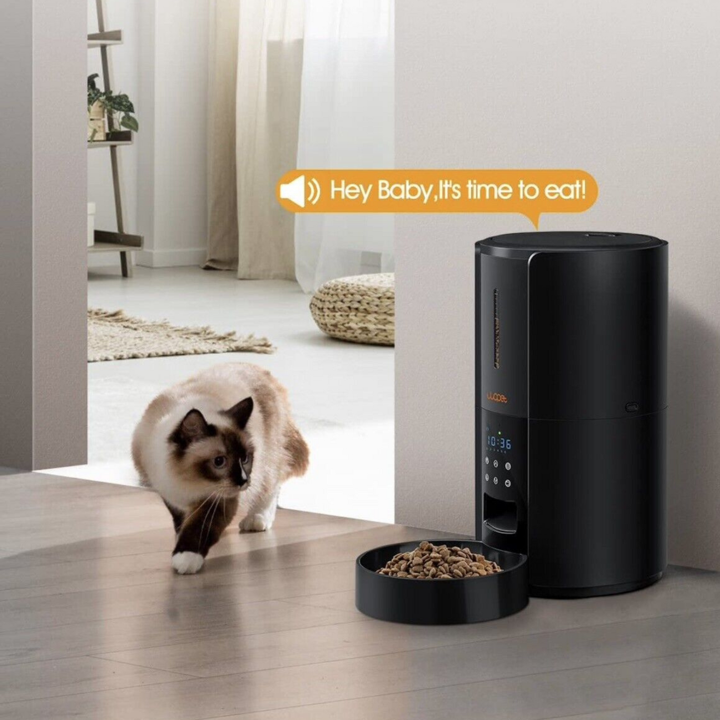 Exclusive Large Automatic Dog Cat Time Pet Food Feeder...
