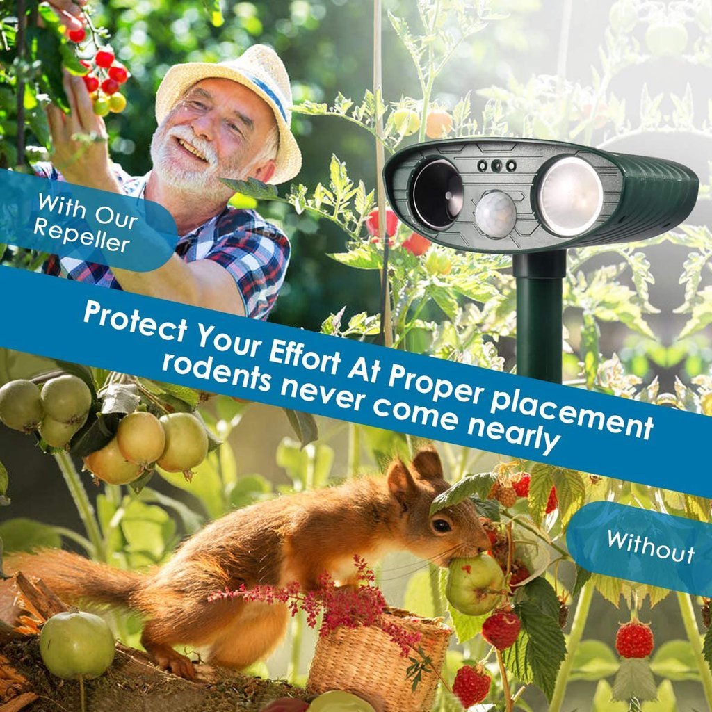 Dog Outdoor Solar Ultrasonic Repeller - Get Rid of Dogs...