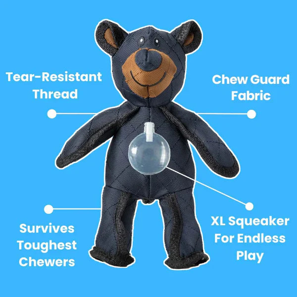 Indestructible & Interactive Bear Dog Toys for Heavy...
