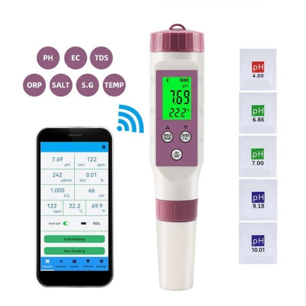 Digital Pool Tester - PH and Chlorine Measuring Device...
