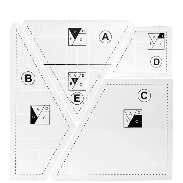 Creative Quilting Cutting Template ( Set)