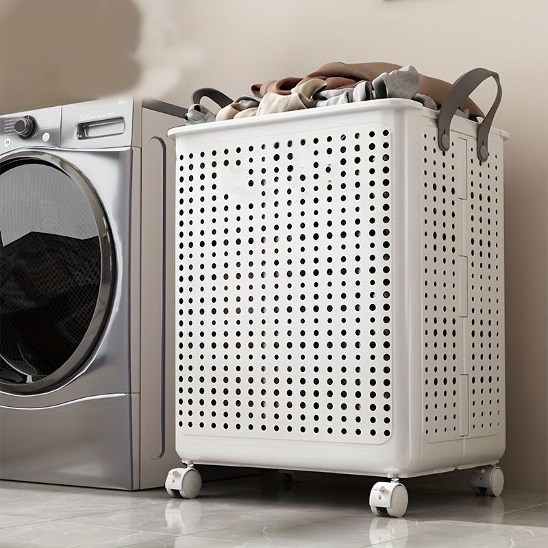 Laundry Basket with Wheels