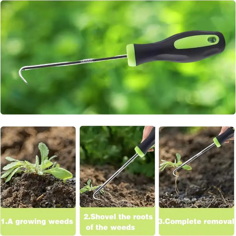 Heavy-Duty Ergonomic Weed Puller Tool