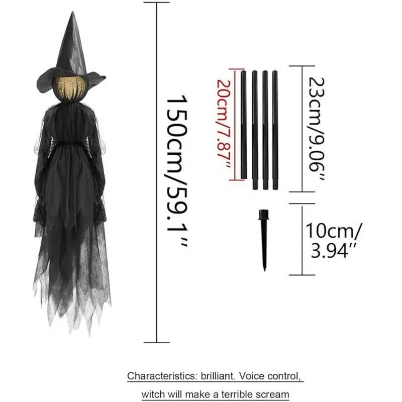 Indoor and Outdoor Halloween Decorations - Sound...