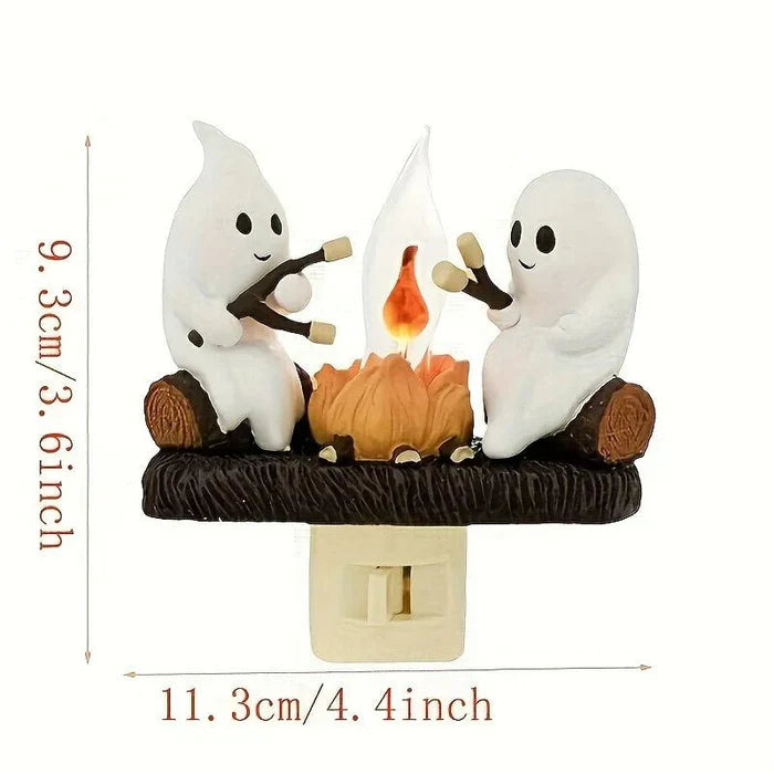 Halloween Ghost Bonfire Night Light - Campfire Flicker...
