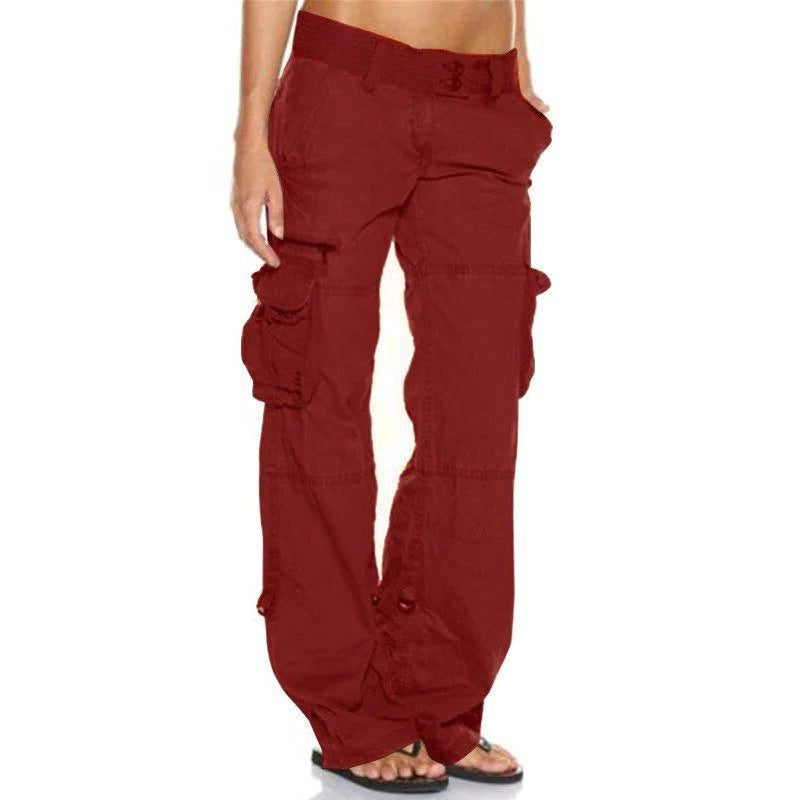 Cargo Pants with Pockets for Women