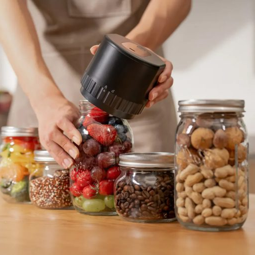 Electric Mason Jar Vacuum Sealer Kit | Cordless &...