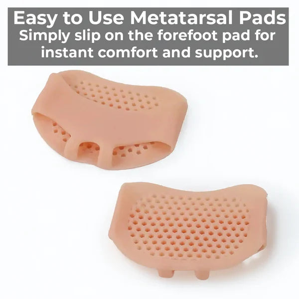 Breathable Gel Metatarsal Pads for Foot Comfort & Pain...