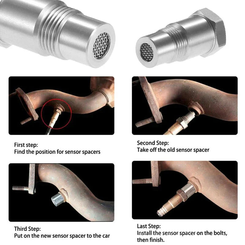 Car Oxygen O2 Sensor Adapter CEL Fix Check Engine Light...
