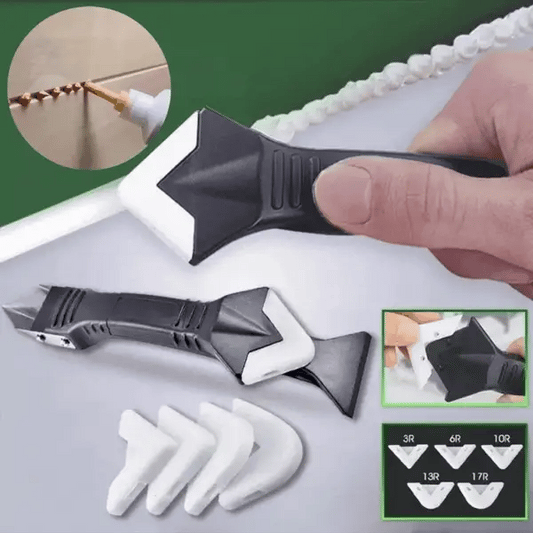 3-in-1 Caulk Remover - the #1 Silicone Caulking Tool