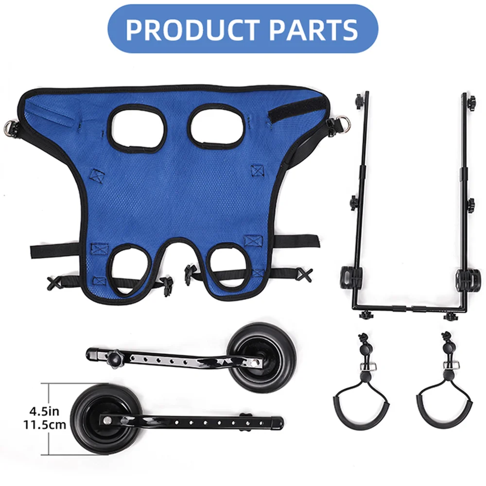Dog Wheelchair Disability Dog Hind Legs Bracket Cat Dog...