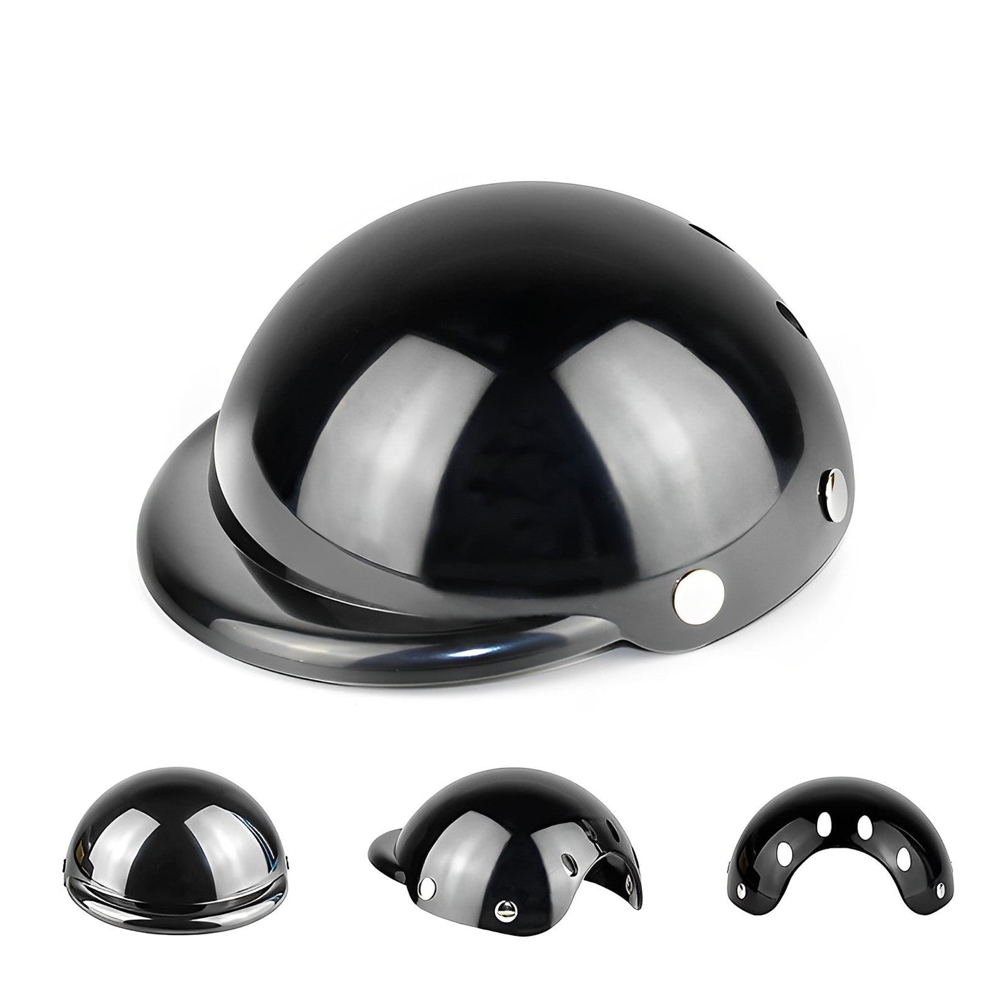 Dog Motorcycle Helmet and Goggles