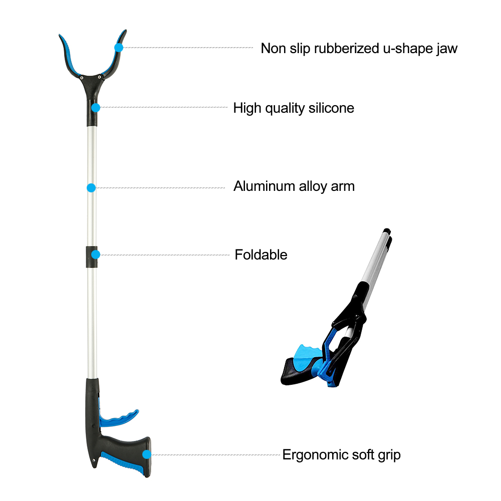 Heavy-Duty Grabber Stick Tool: Portable, Rotatable...