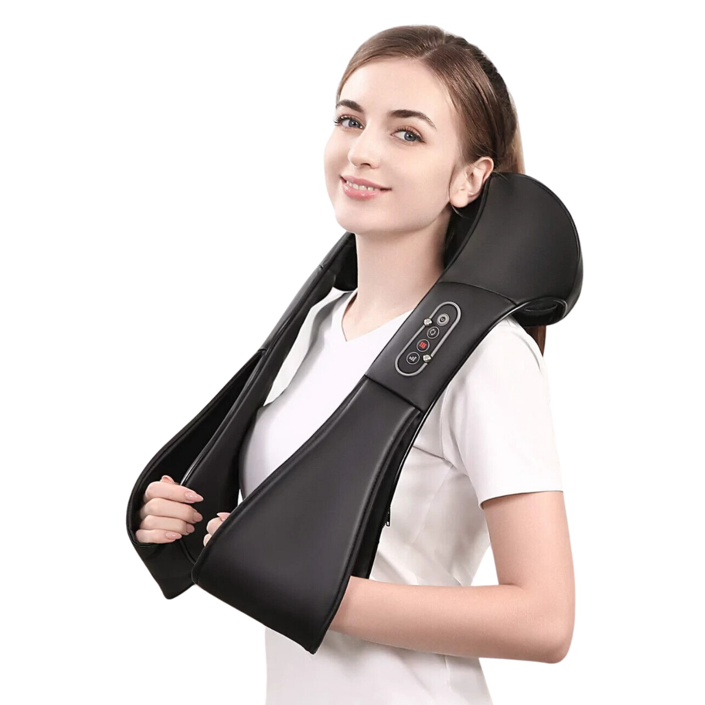 Heated Shiatsu Neck and Shoulder Deep Tissue Pressure...