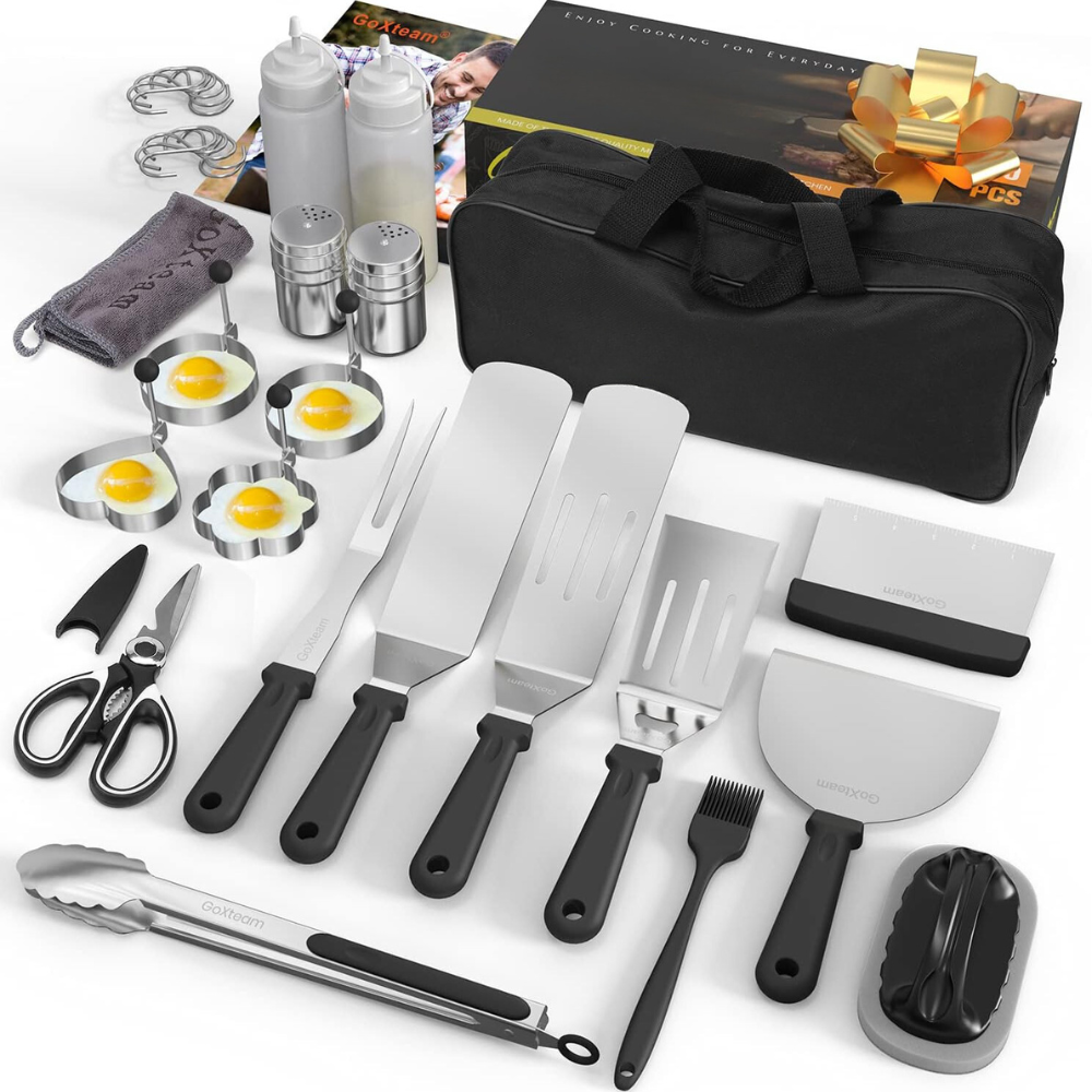 Complete High-Quality BBQ Griddle Accessories Tool Kit