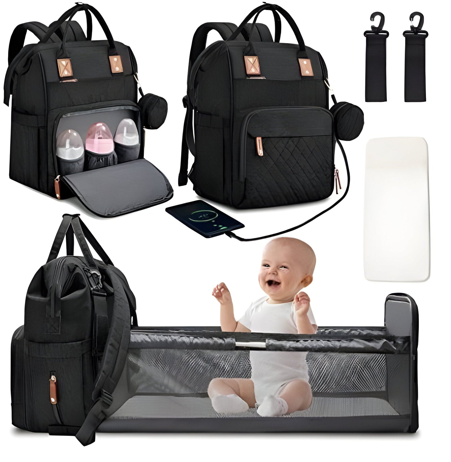 Changing Bag - Travelling Baby Cot