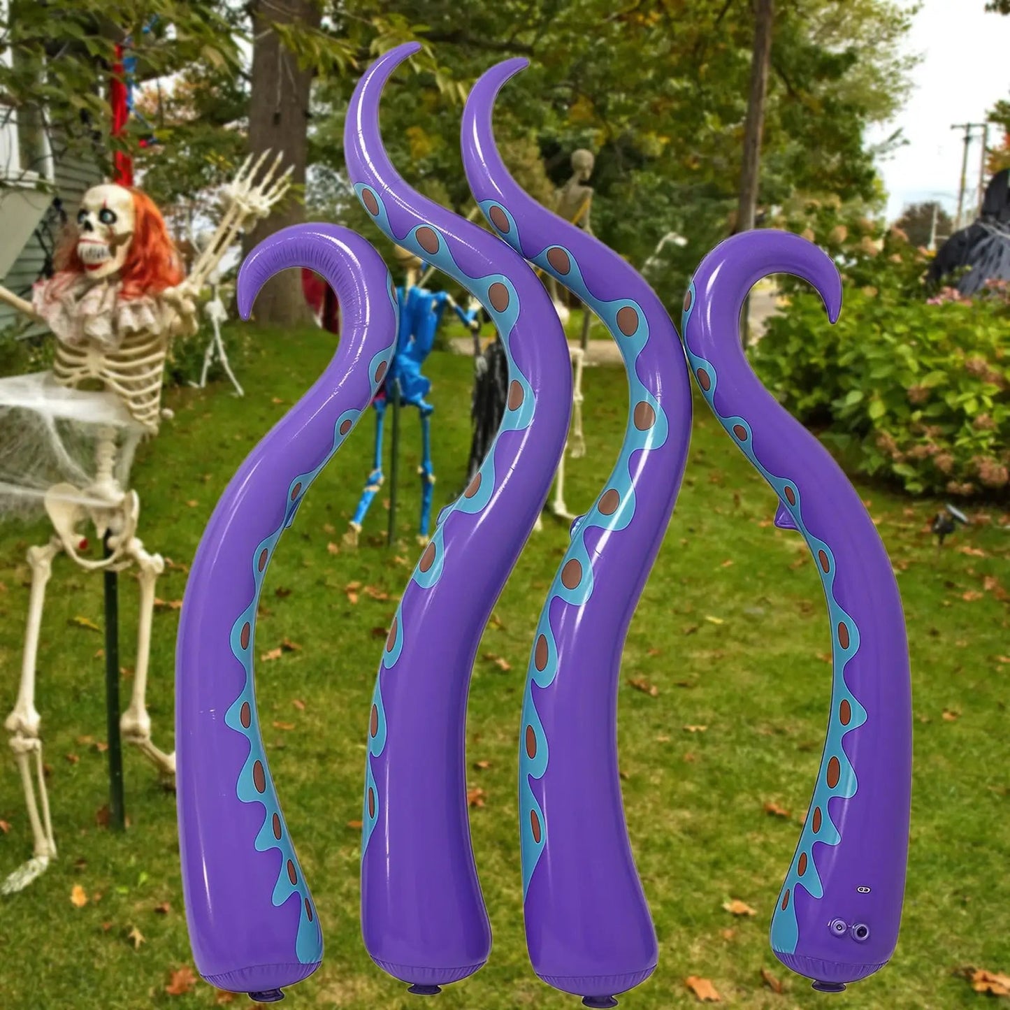 Giant Inflatable Octopus Tentacles Scary Halloween...