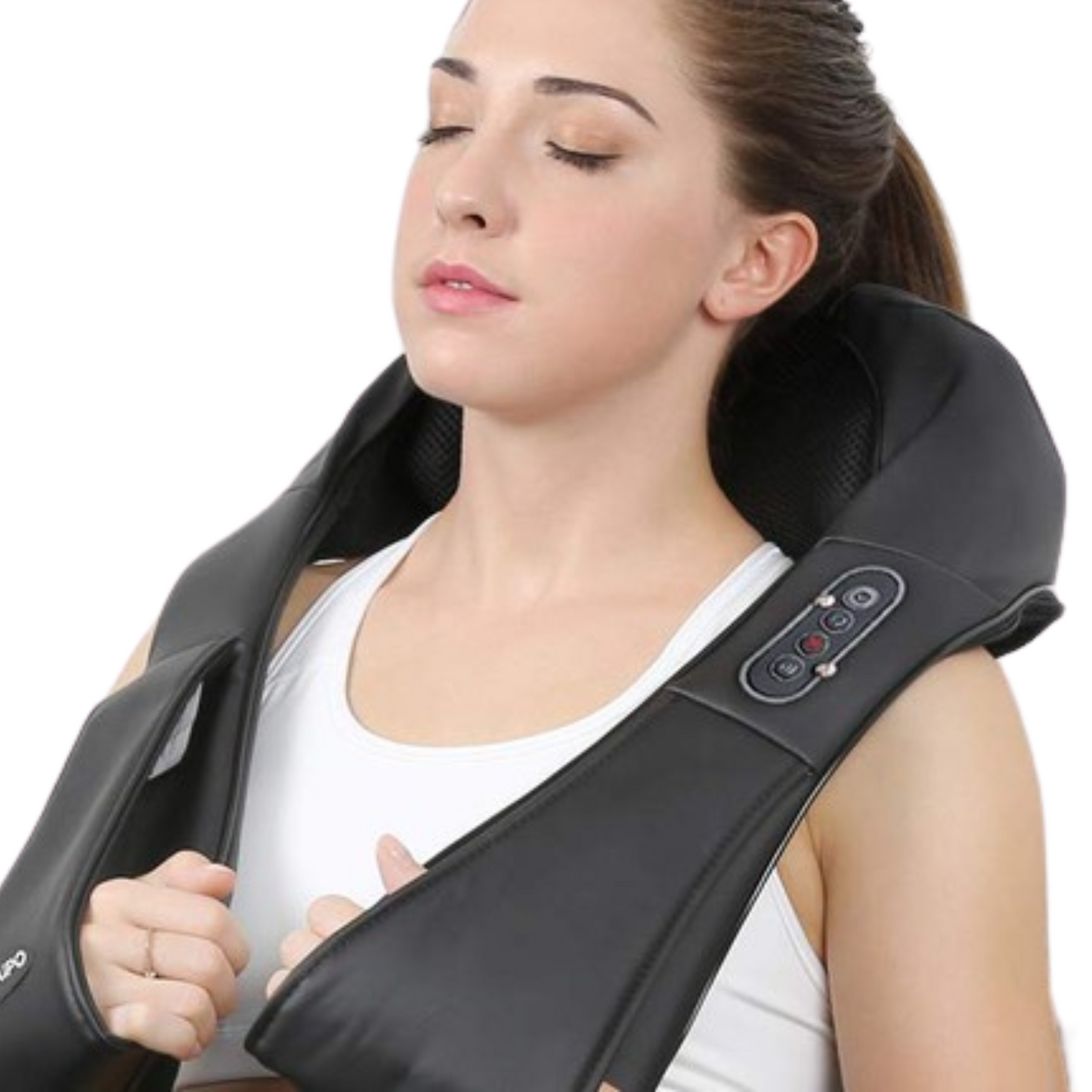 Heated Shiatsu Neck and Shoulder Deep Tissue Pressure...