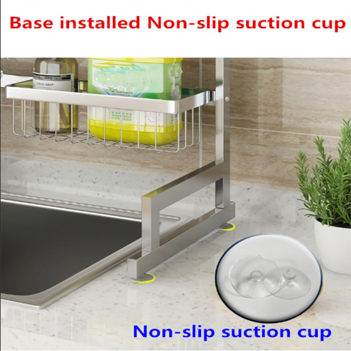 34.6" Stainless Steel Black Dish Drying Rack Over...