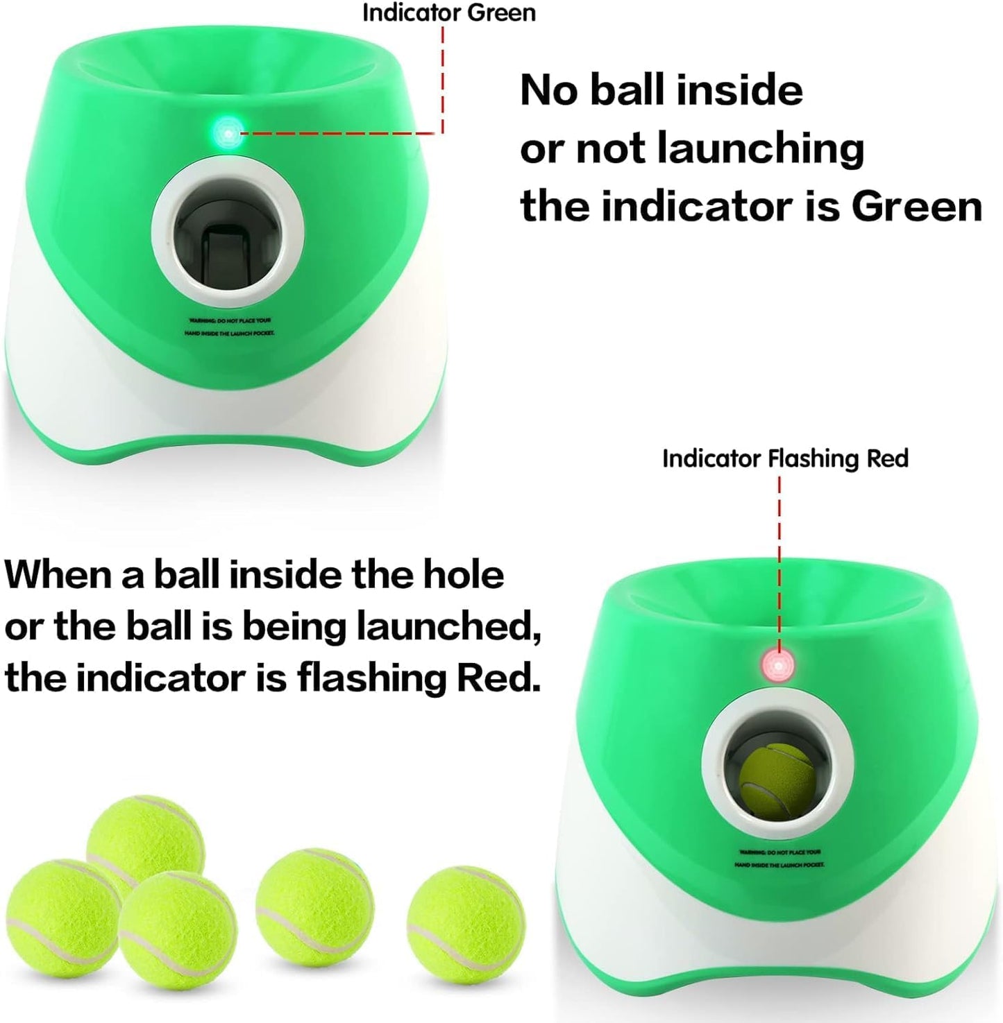 Automatic Dog Ball Thrower with 3 Distance Settings