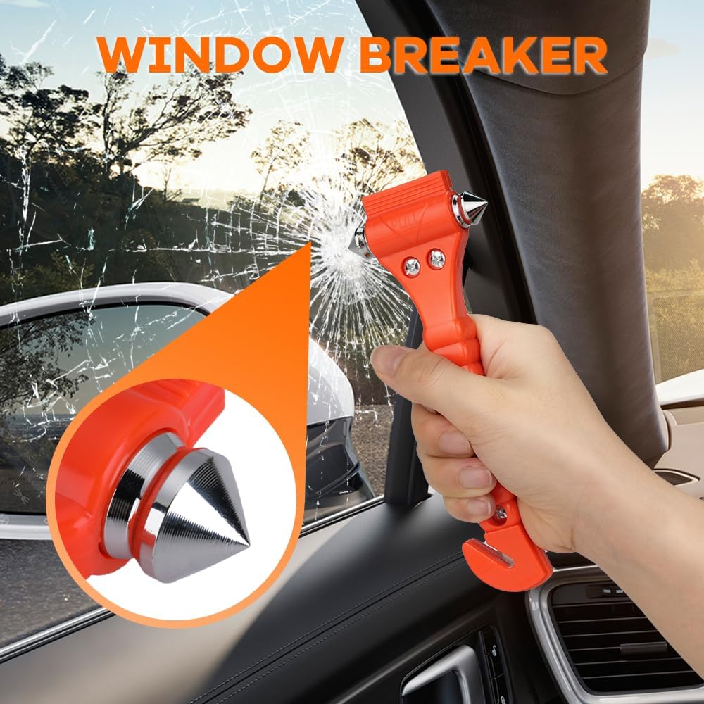 Car Safety Hammer Set of 2 Emergency Escape Tool Auto...