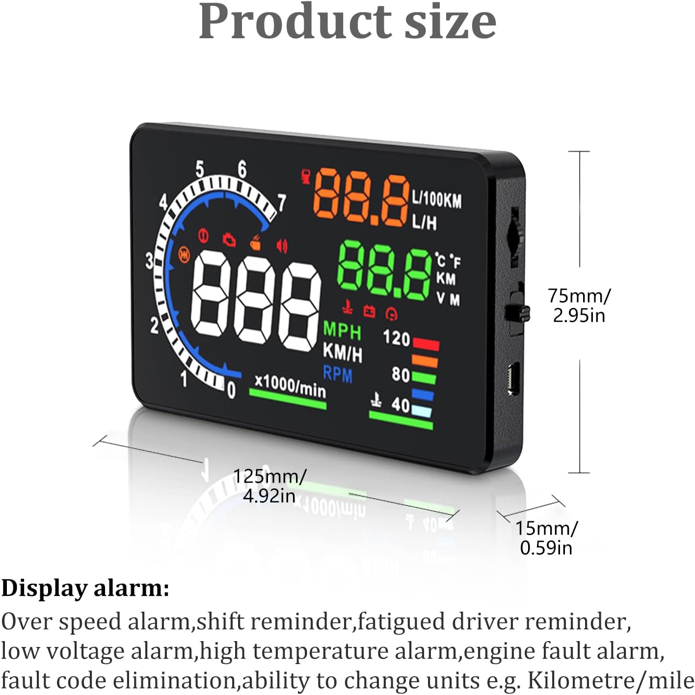 Head up Display Car (HUD) P8