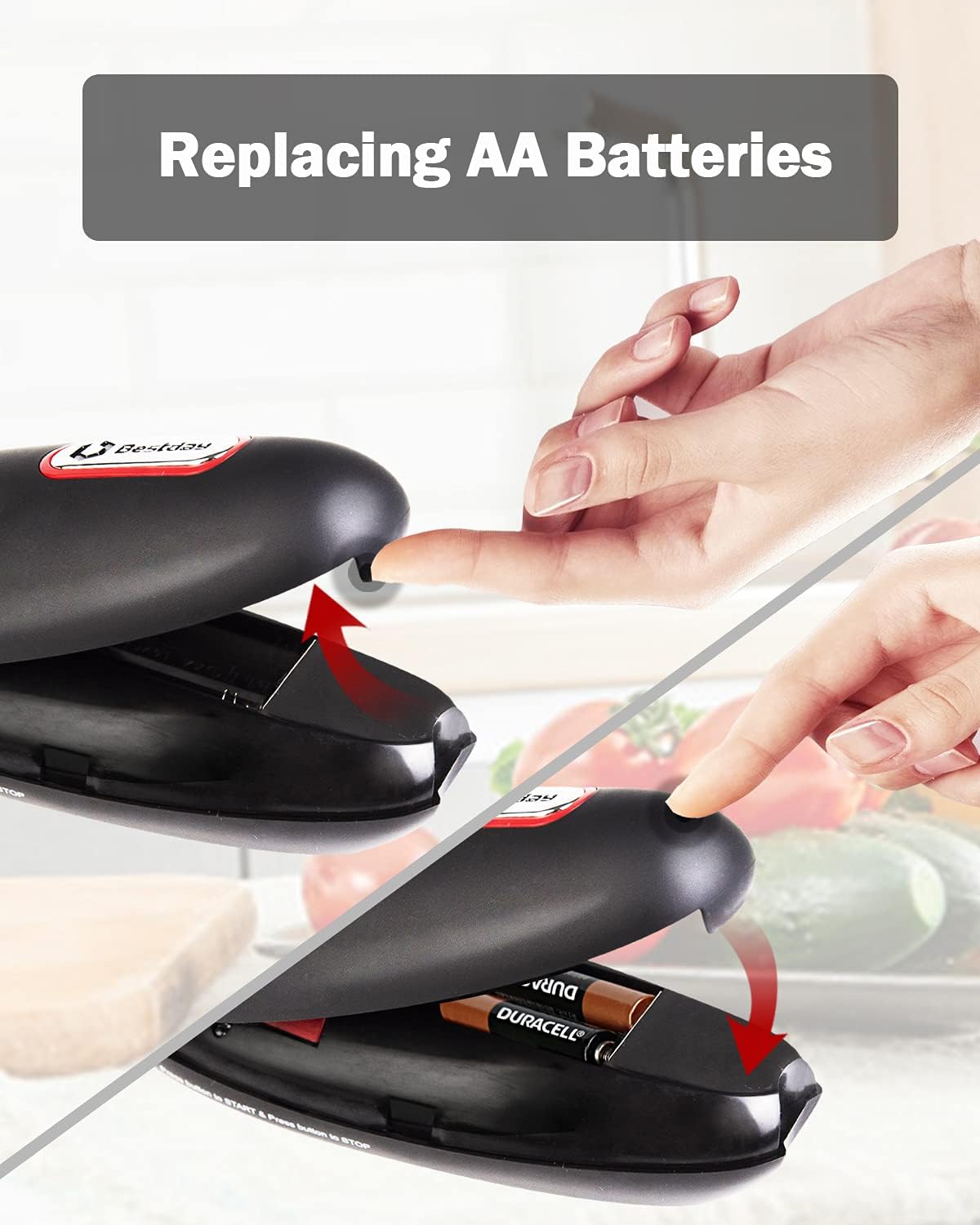 Electric Automatic Can Opener for Kitchen