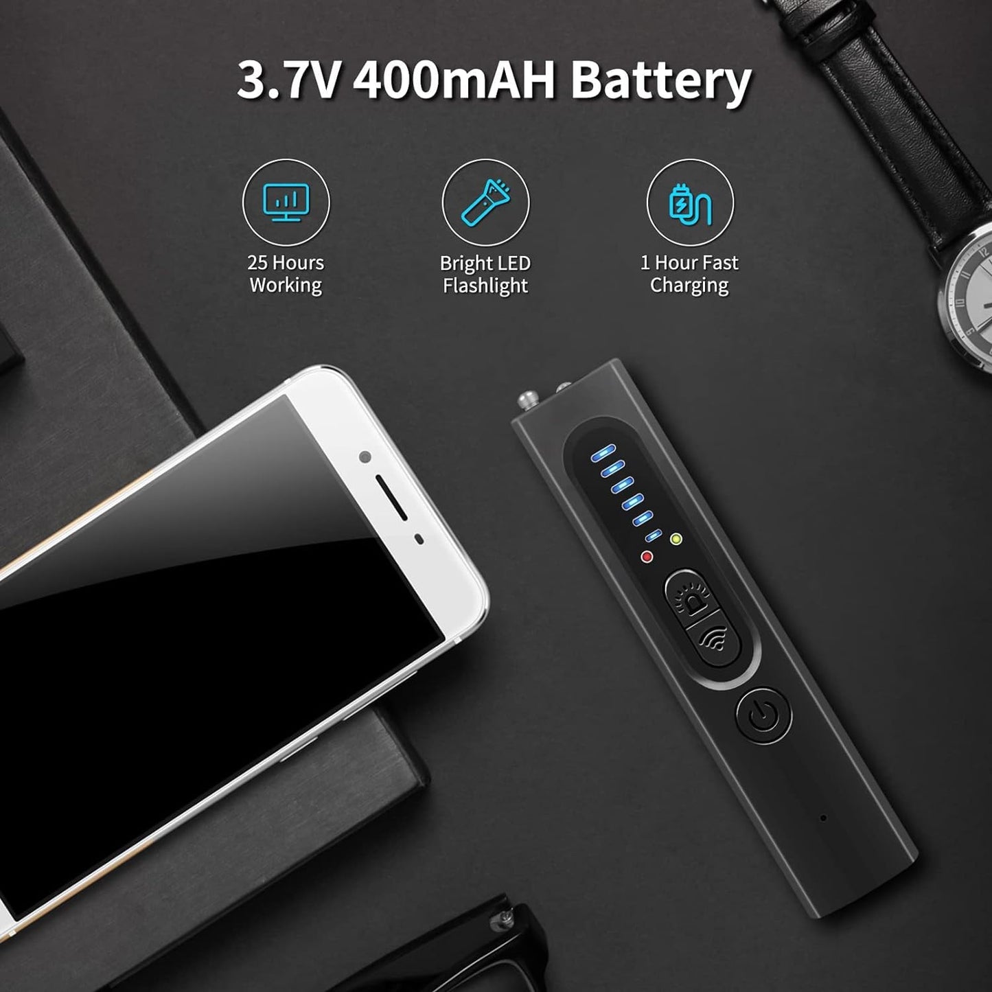 Hidden Camera Detector (Military Grade, with Built-in...