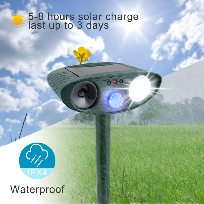 Dog Outdoor Solar Ultrasonic Repeller - Get Rid of Dogs...