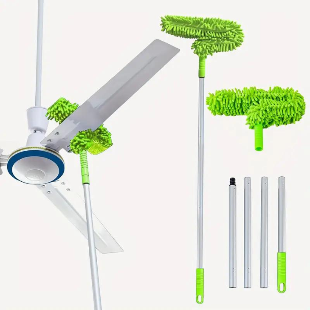 Flexible Extendable High Reach Microfiber Ceiling Fan...