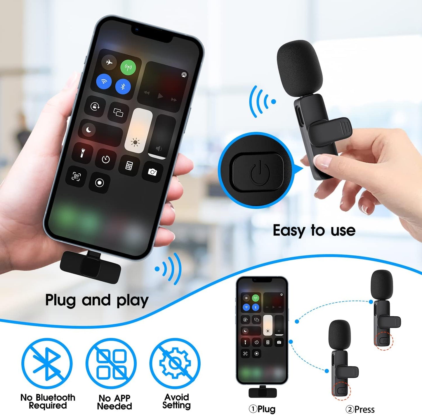 Wireless Microphone for Iphone Ipad