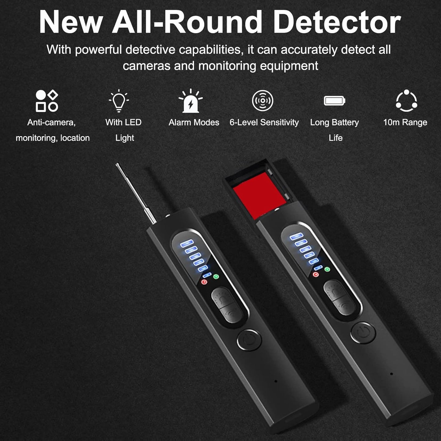 Hidden Camera Detector (Military Grade, with Built-in...