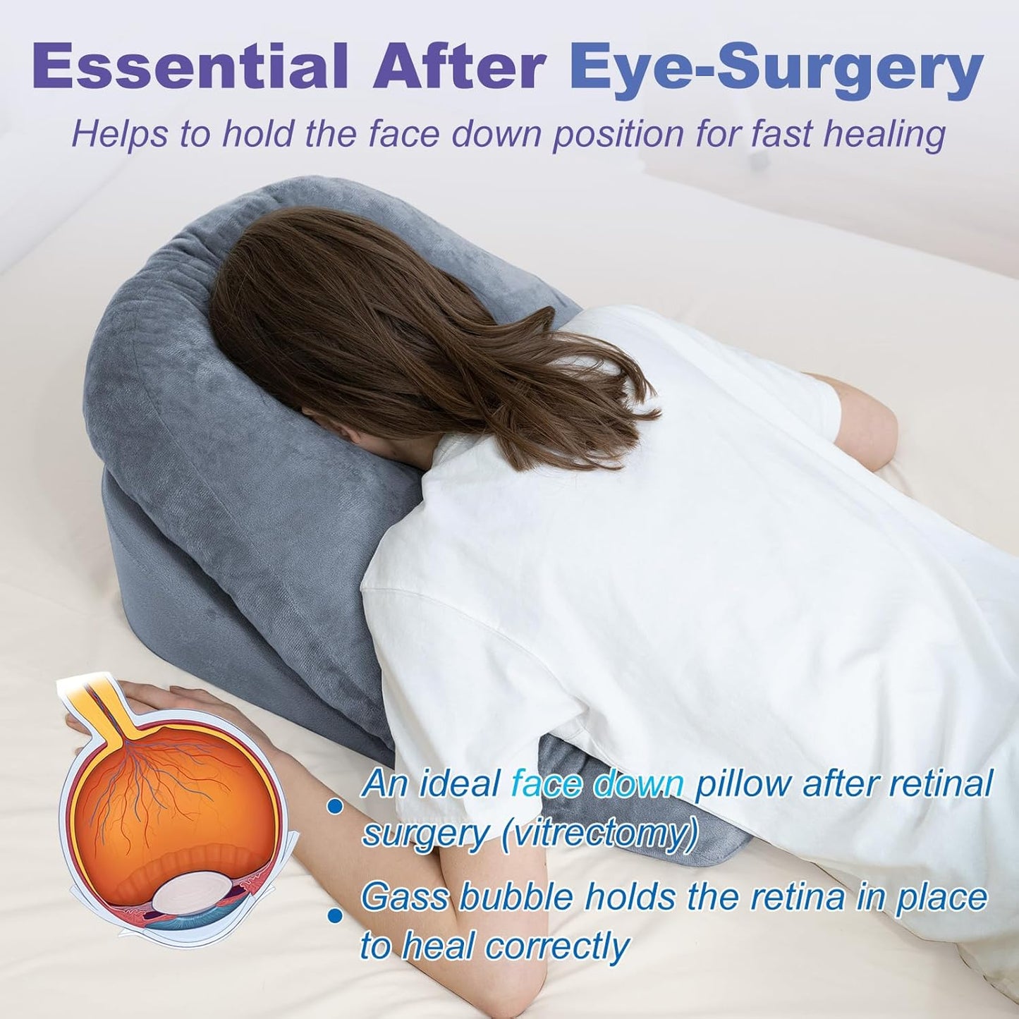 Face Down Pillow After Bbl or Eye Surgery Stomach...