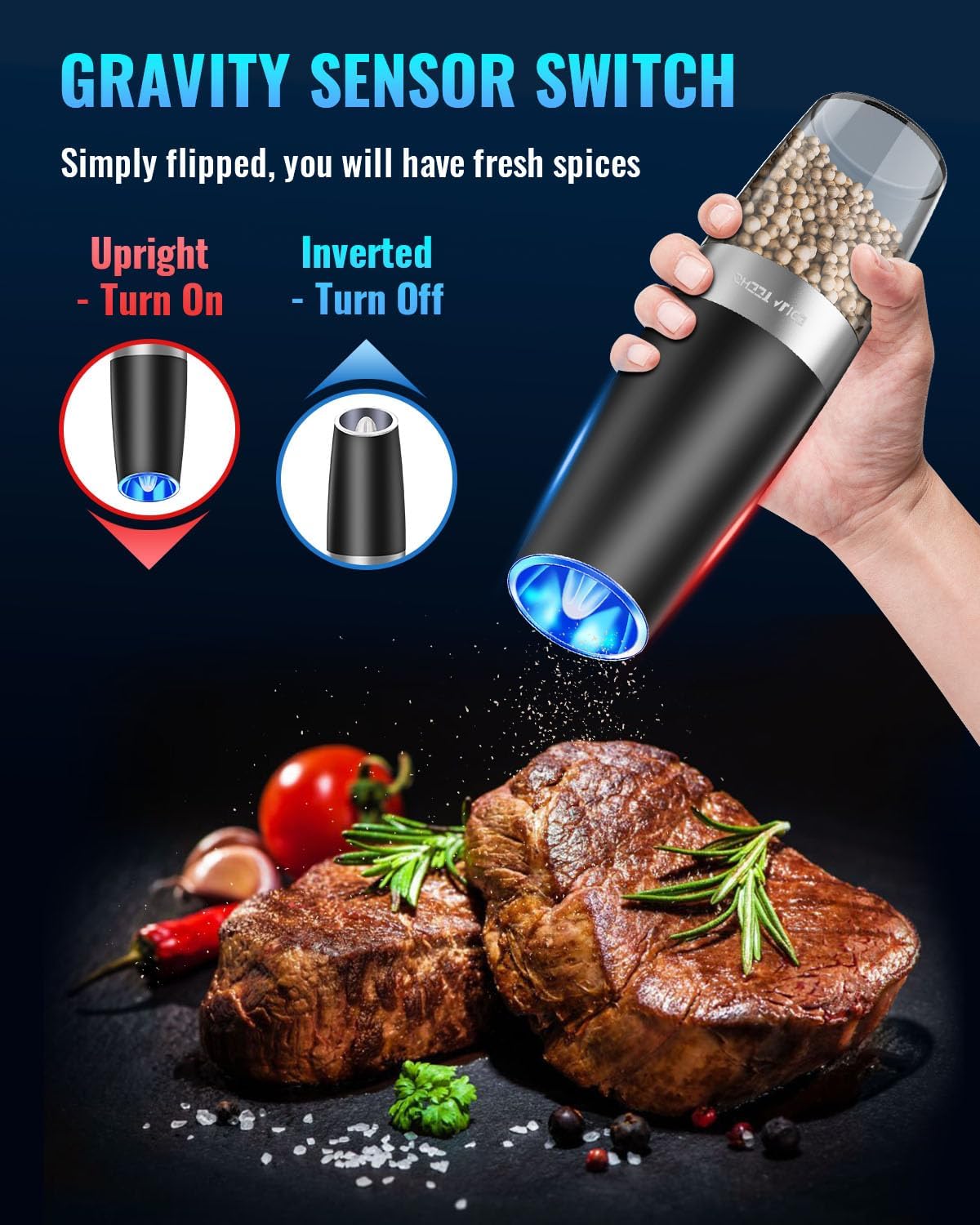 Electric Salt and Pepper Grinder
