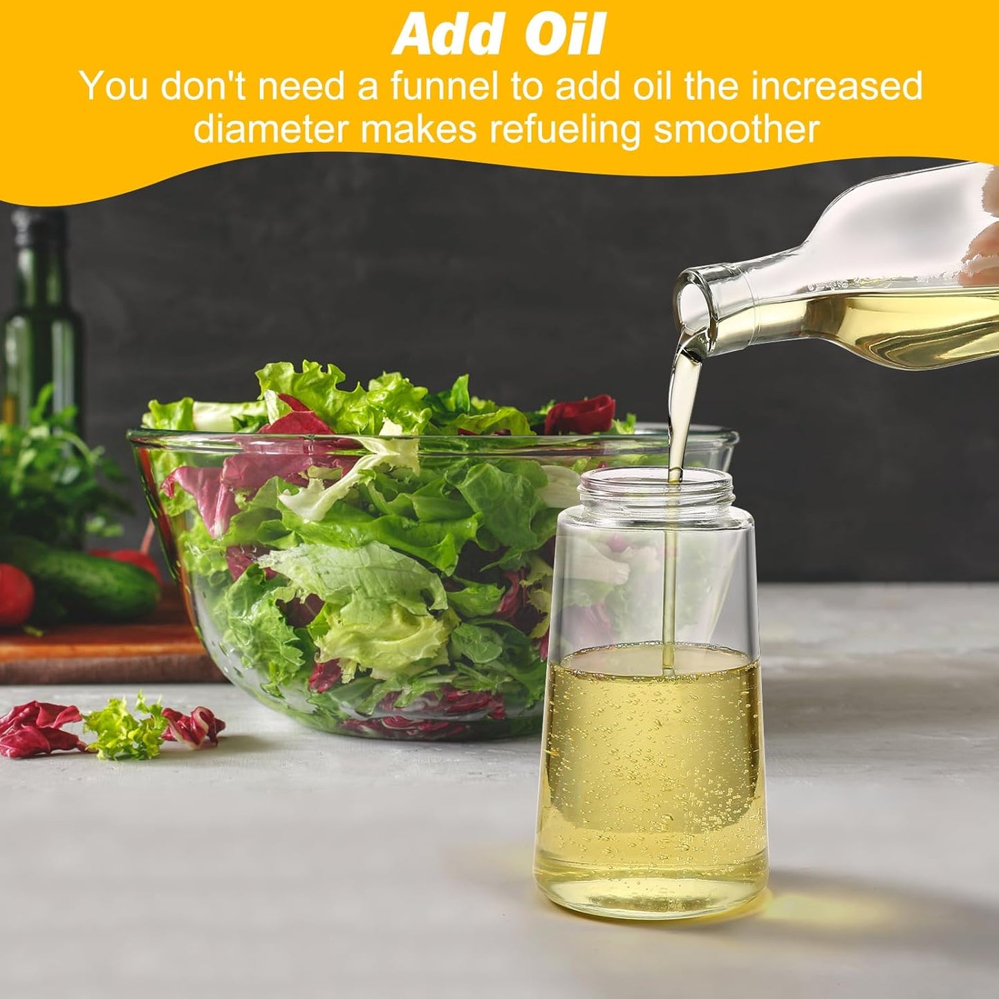 Oil Dispenser and Sprayer Bottle