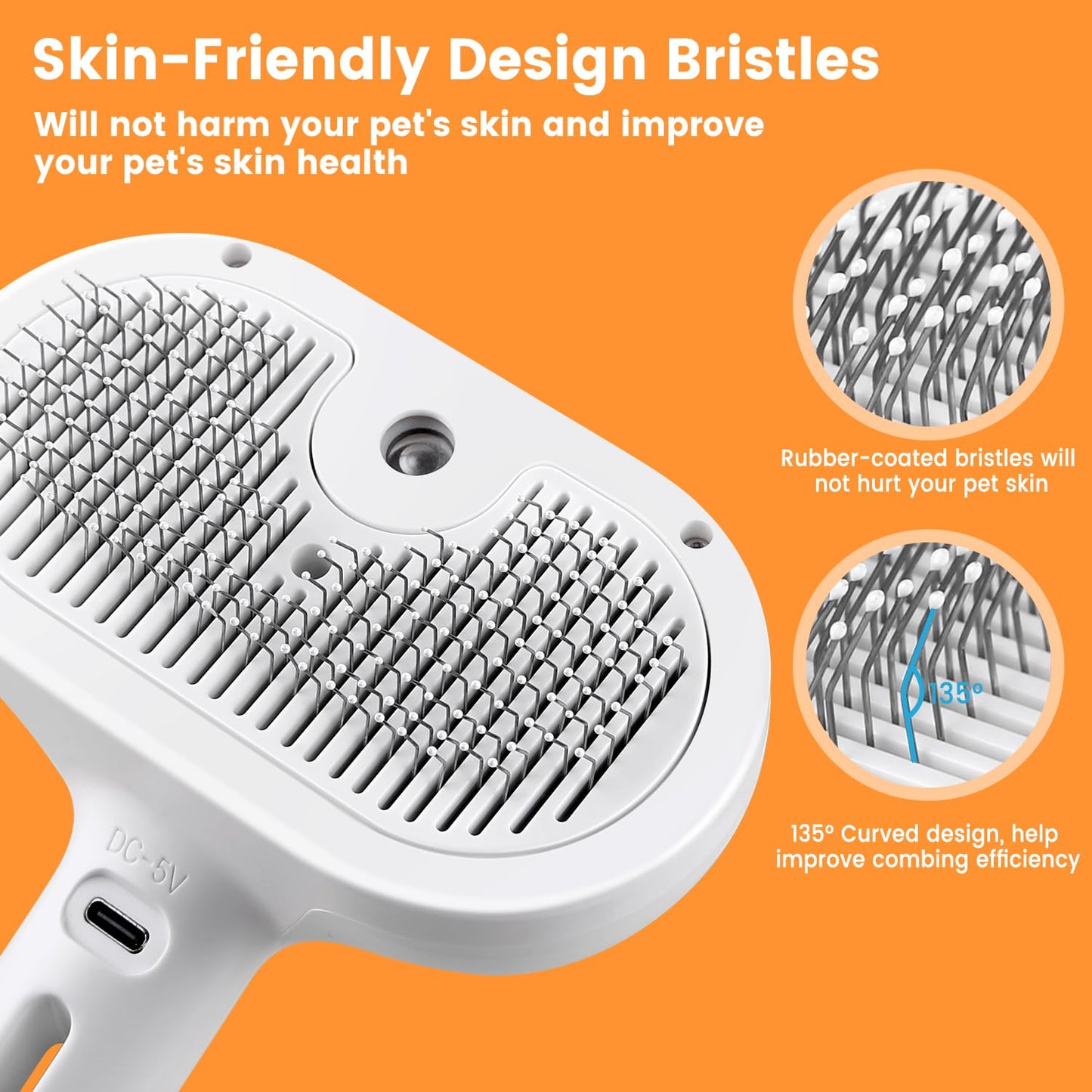 Cat and Dog Steam Brush