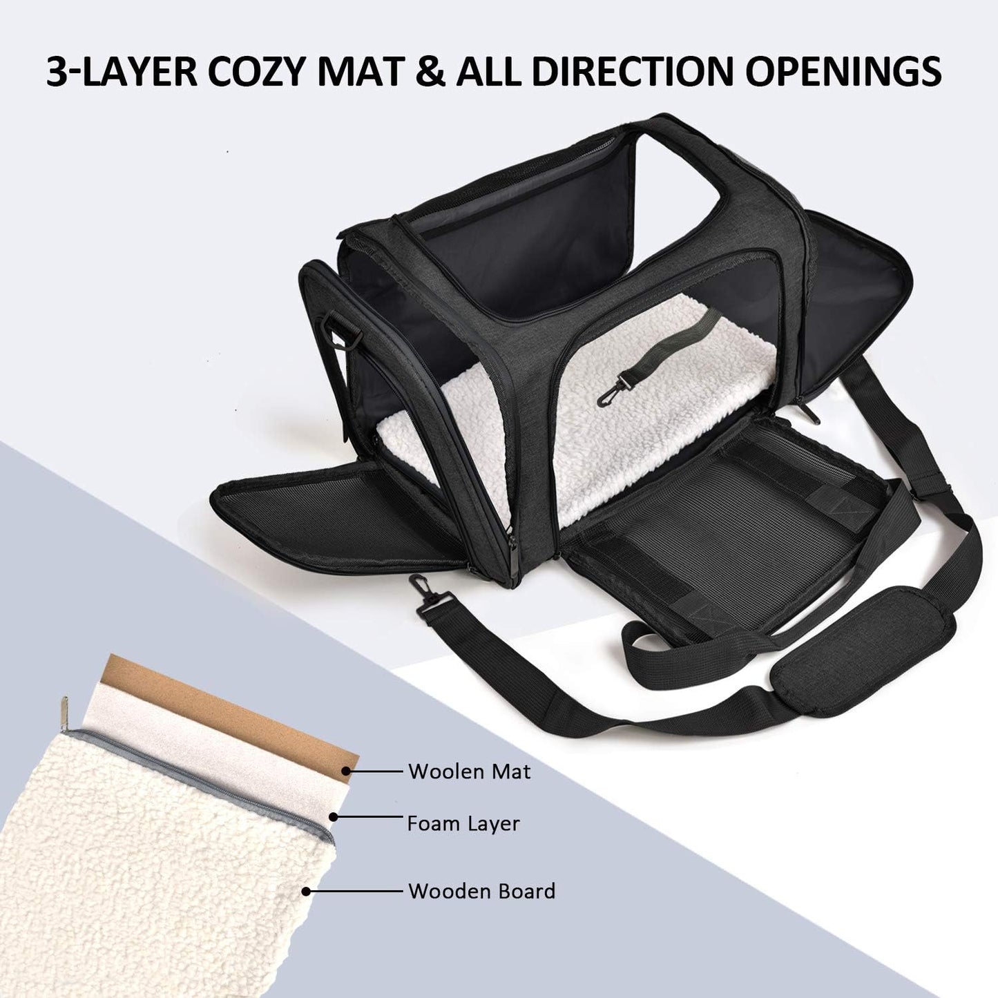 Dog Bag Carrier for Small Medium Cats Dogs Puppies up...