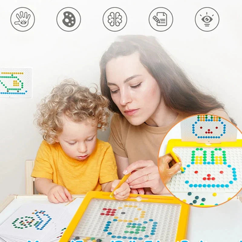 Large Magnetic Drawing Pad for Kids Montessori Magnetic...
