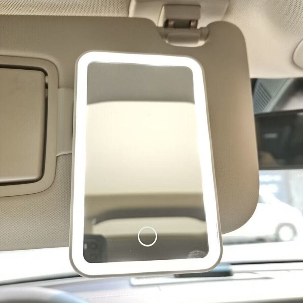 Light up LED Car Vanity Mirror Attachment