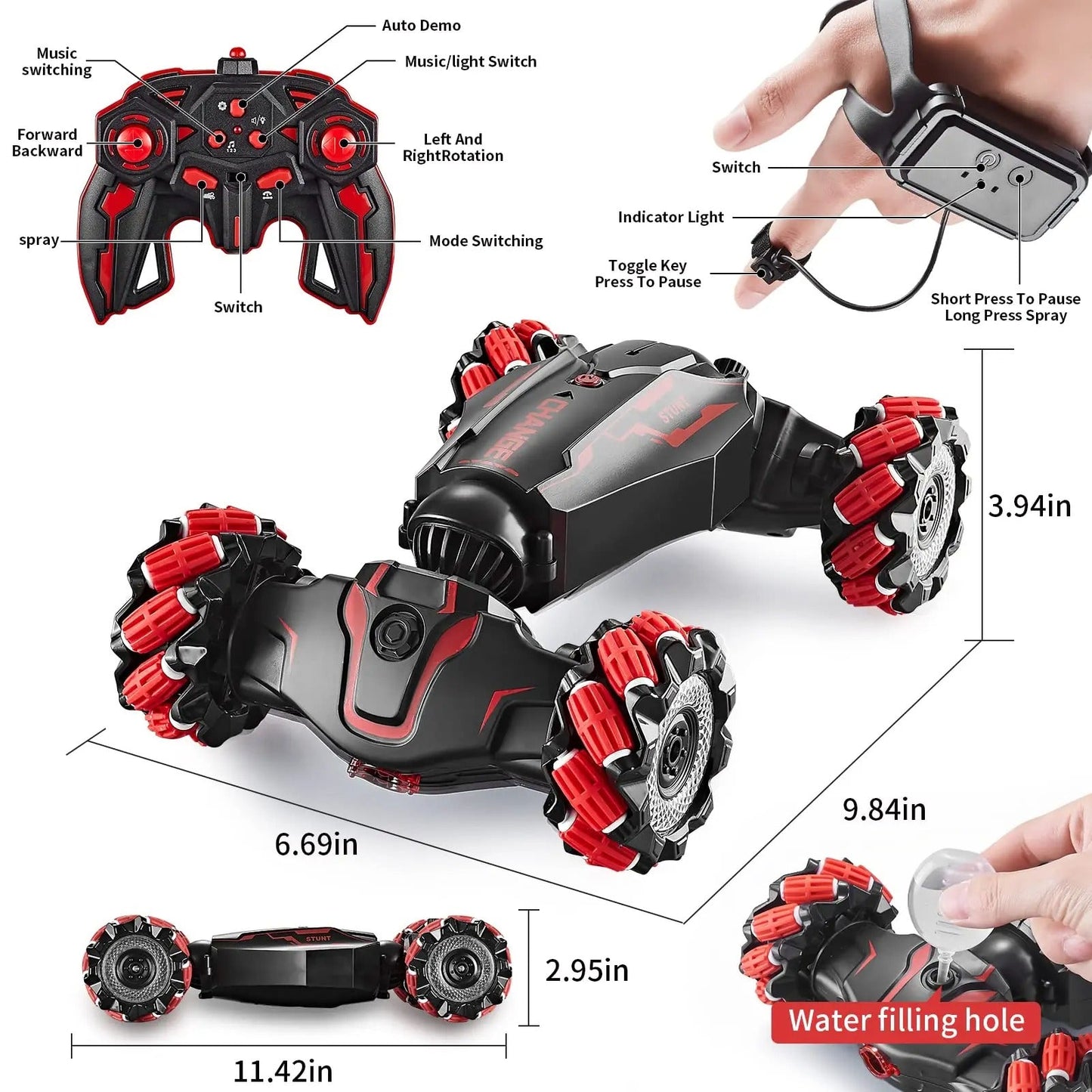 Car with Hand Control