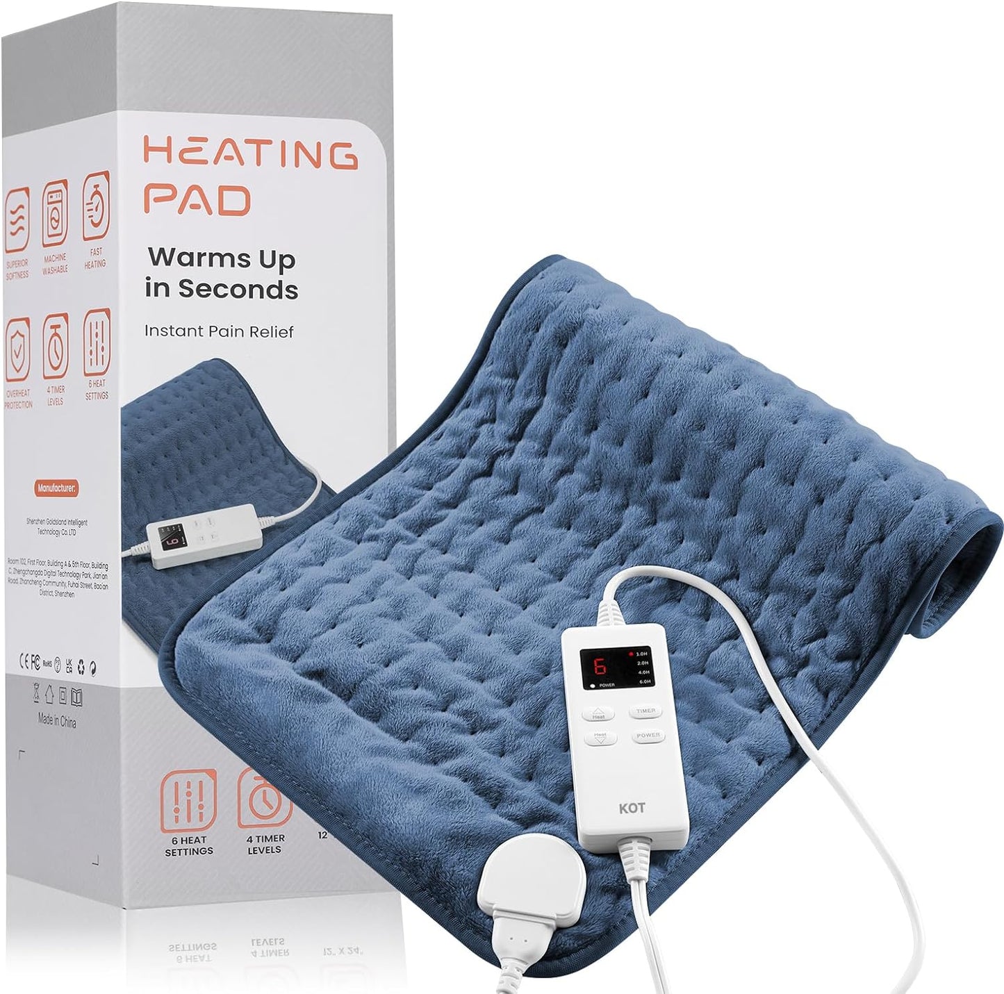 Electric Heating Pad for Back Pain