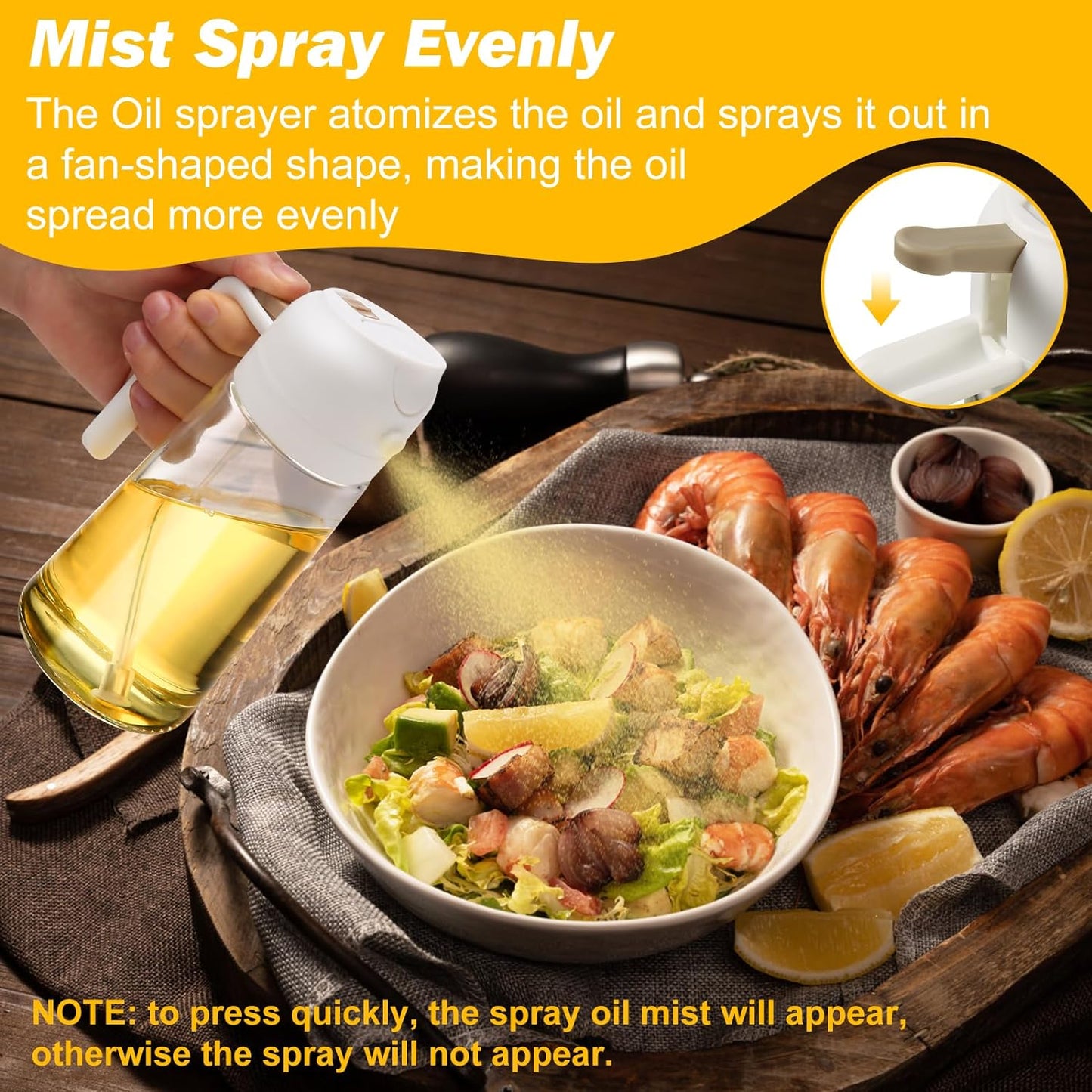 Oil Dispenser and Sprayer Bottle