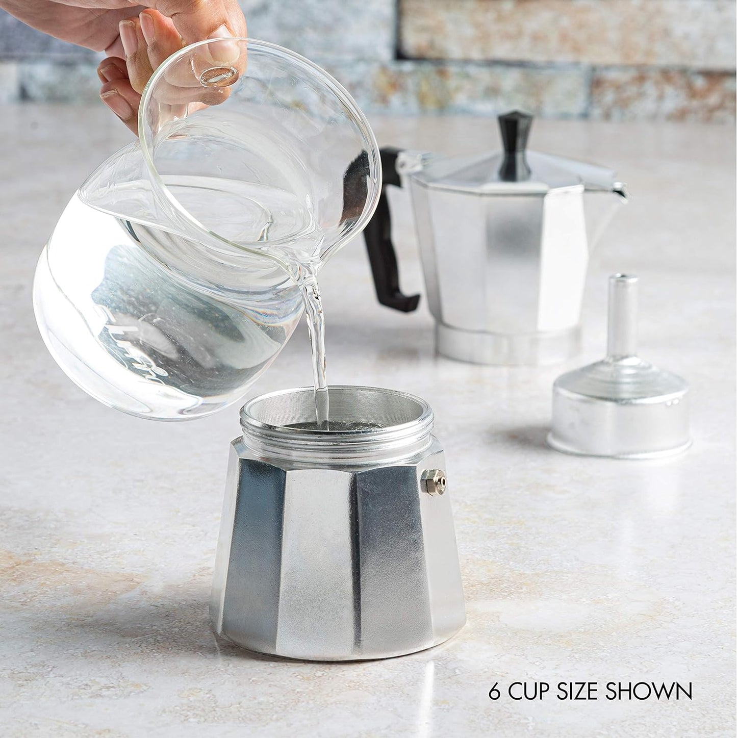 Classic Stovetop Espresso and Coffee Maker, Moka Pot...