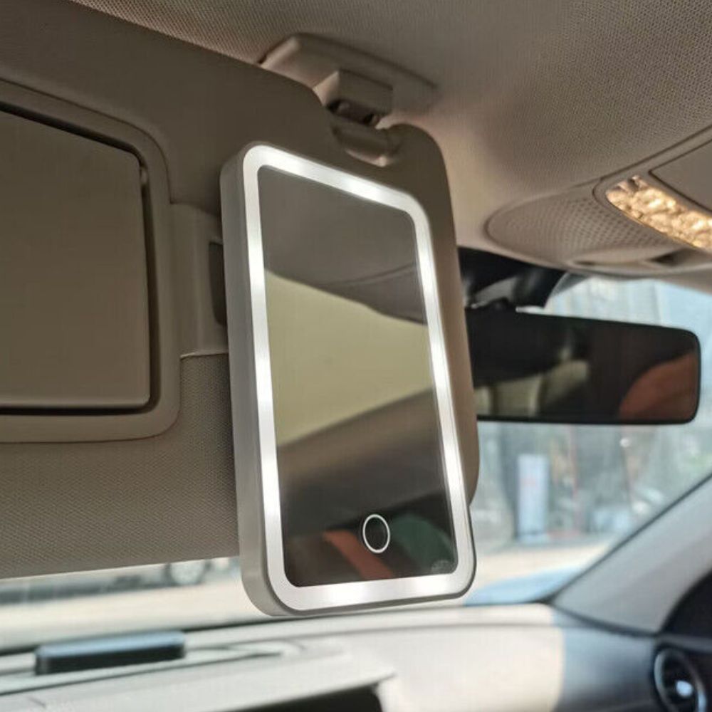 Light up LED Car Vanity Mirror Attachment