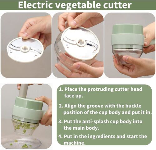 4 in 1 Electric Food Cutter