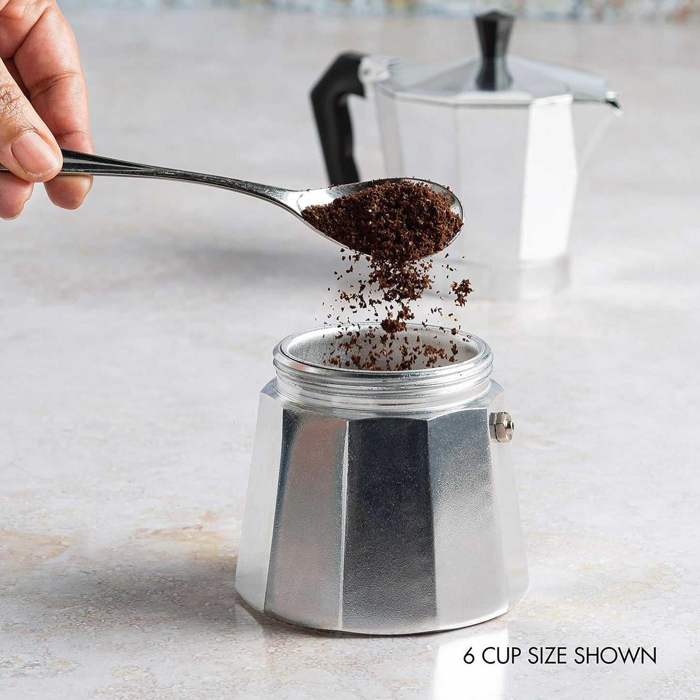 Classic Stovetop Espresso and Coffee Maker, Moka Pot...