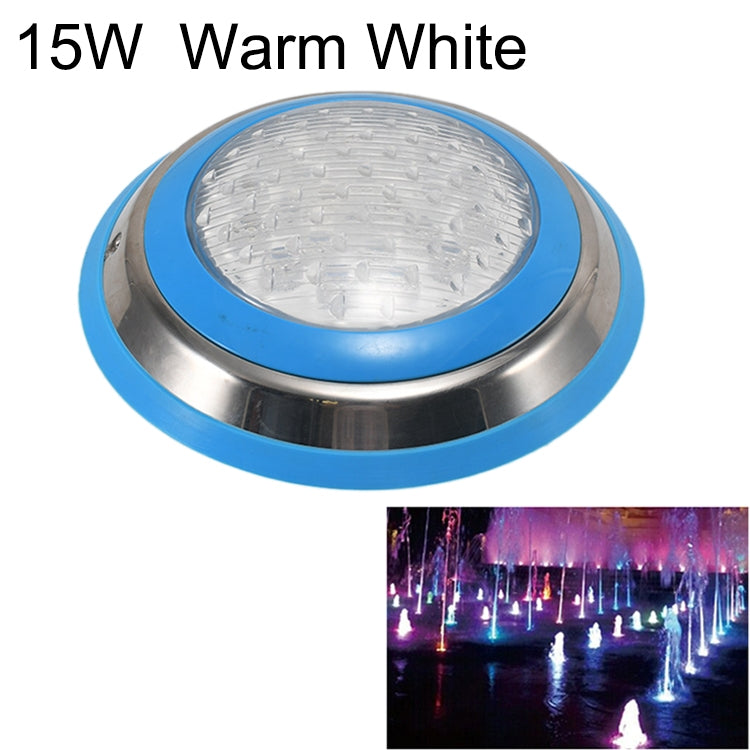 15W LED Stainless Steel Wall-Mounted Pool Light...