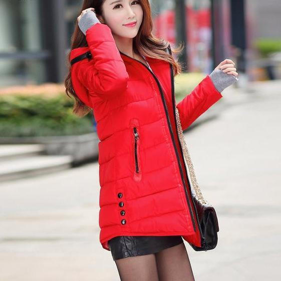Long Quilted Coat for Women