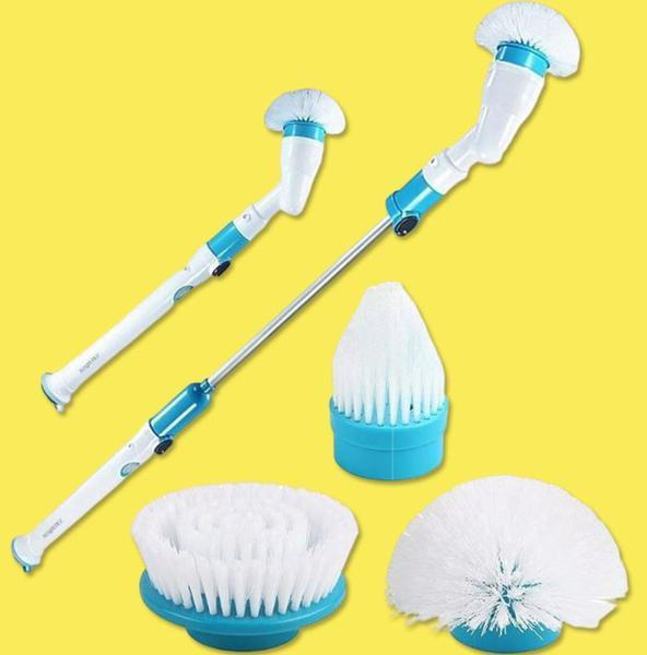 Cordless Electric Spin Scrubber with Extendable Handle...